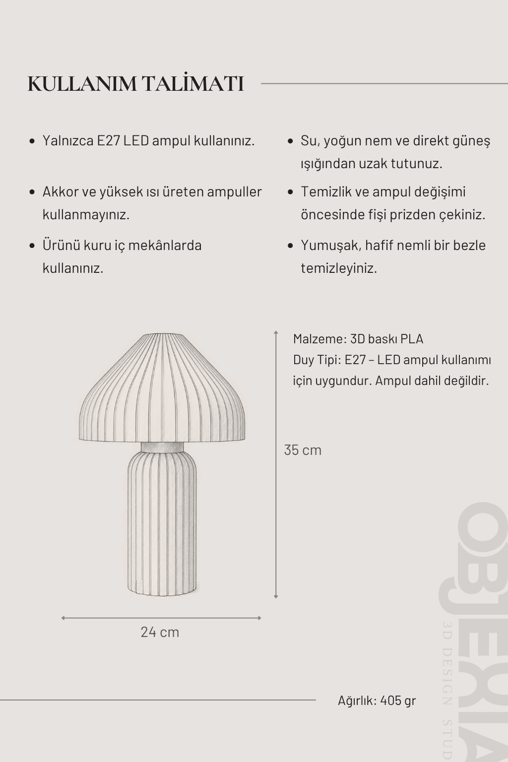 PALMA Masa Lambası