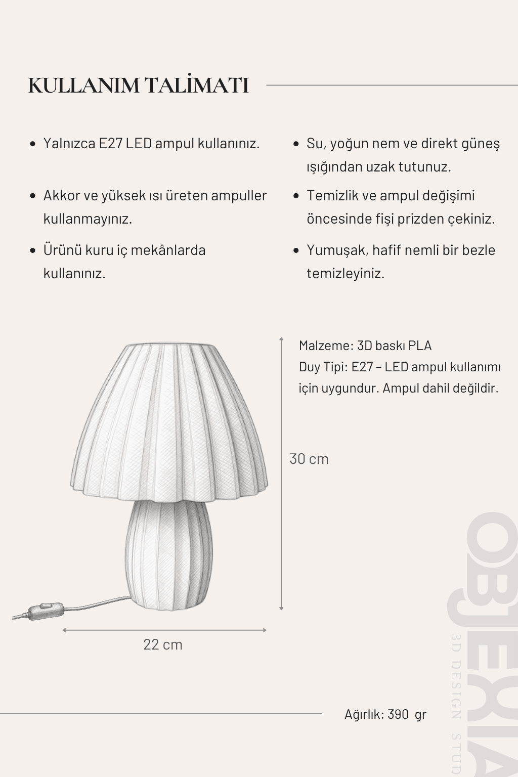 LUMINA Masa Lambası